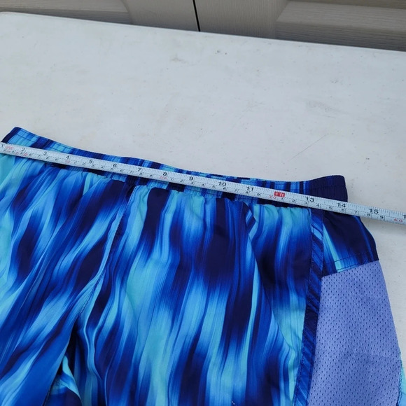 Old Navy Active Shorts Women Medium Blue Semi Fitted Lined Drawstring Running XS - Picture 4 of 8